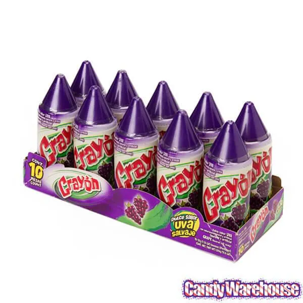 Lorena Candy Crayon - Grape: 10-Piece Pack - Image 2