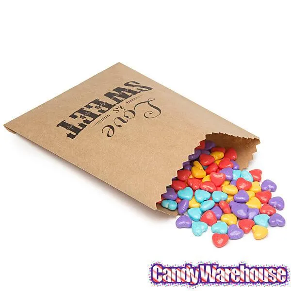 Love is Sweet Paper Candy Bags: 50-Piece Pack - Image 2