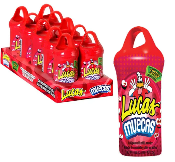 Lucas Muecas Candy - Cherry: 10-Piece Box