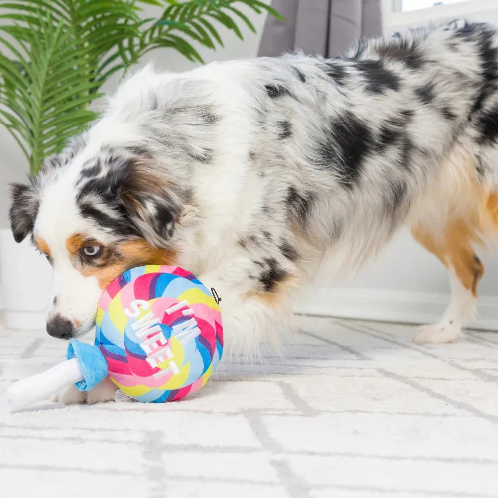 Lulubelle's Power Plush I'm Sweet Lollipop Dog Toy: Small - Image 2