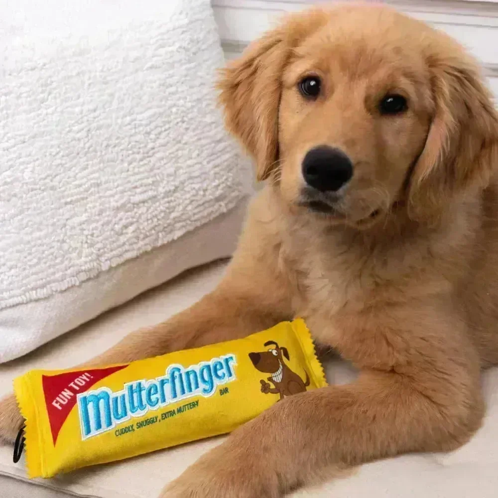 Lulubelle's Power Plush Mutterfinger Dog Toy - Image 2