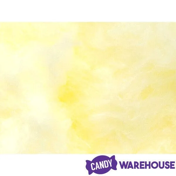 Lupy Lups Yellow Cotton Candy 0.5-Ounce Packs - Banana: 10-Piece Bag - Image 3