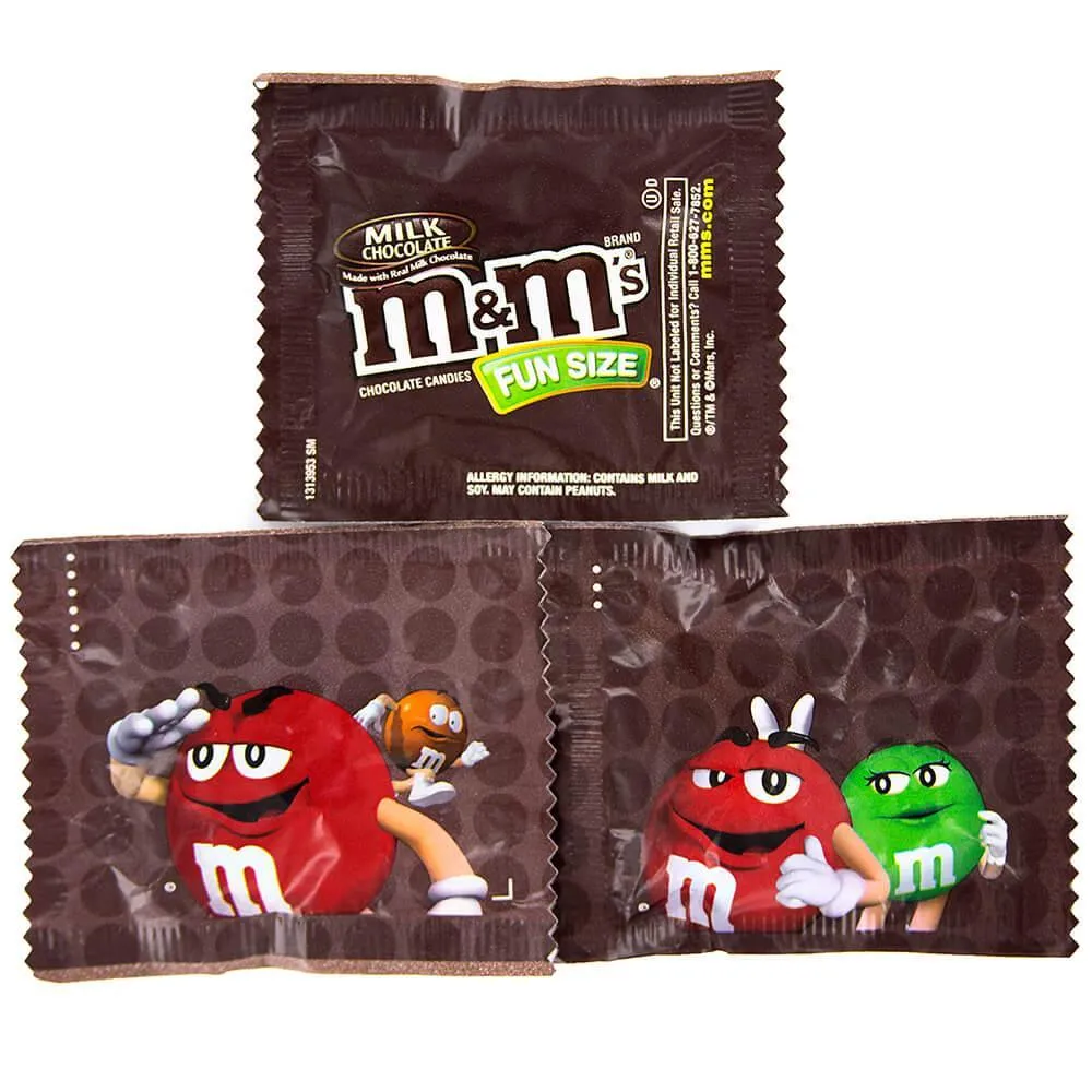 M&M's Candy Fun Size Packs - Milk Chocolate: 20LB Case - Image 2