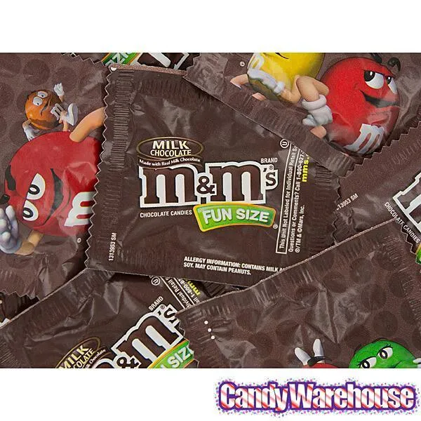 M&M's Candy Fun Size Packs - Milk Chocolate: 20LB Case - Image 3