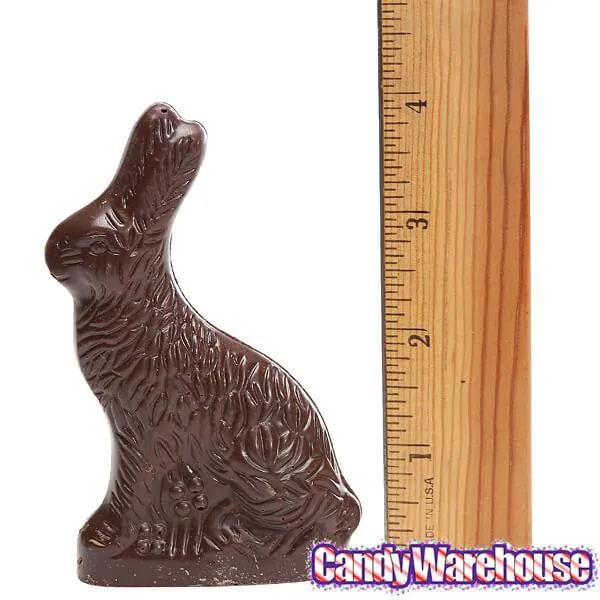Madelaine Dark Chocolate 2.5-Ounce Easter Bunnies: 12-Piece Box - Image 3