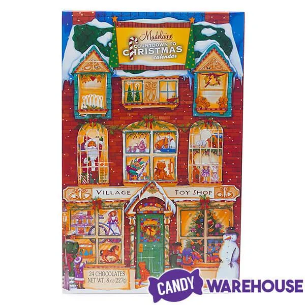 Madelaine Deluxe Christmas Chocolate Advent Calendar: 12-Piece Case - Image 2
