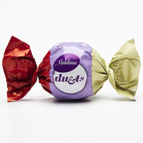 Madelaine Duets White Chocolate & Raspberry Filled Chocolate Truffles: 48-Piece Box - Image 2
