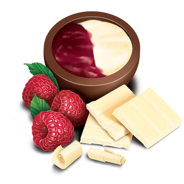 Madelaine Duets White Chocolate & Raspberry Filled Chocolate Truffles: 48-Piece Box - Image 3