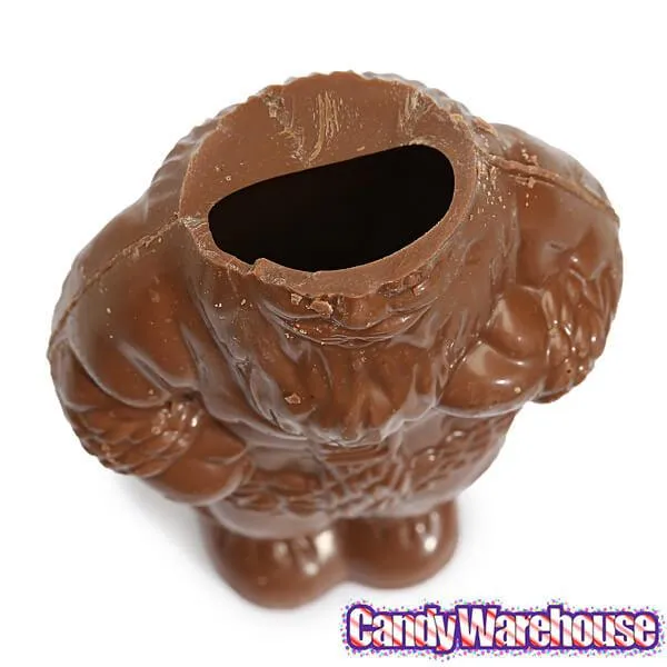 Madelaine Foiled 8-Ounce Milk Chocolate Santas: 3-Piece Set - Image 3