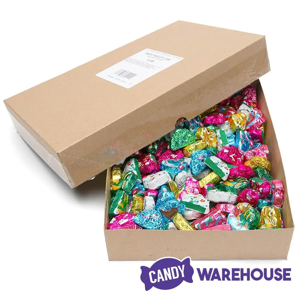 Madelaine Foiled Milk Chocolate Mini Sitting Bunnies: 10LB Box - Image 4