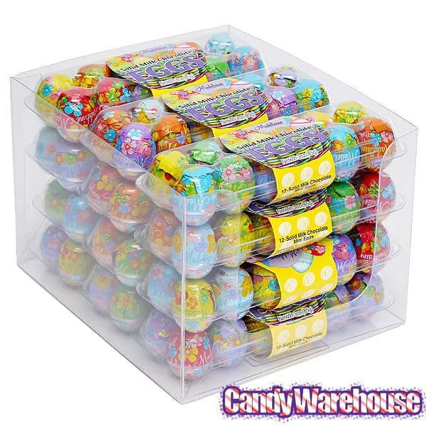 Madelaine Foiled Milk Chocolate Easter Eggs 12-Piece Crates: 12-Piece Pack - Image 3