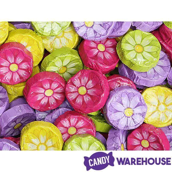 Madelaine Foiled Milk Chocolate Gerbera Daisies: 5LB Bag - Image 5