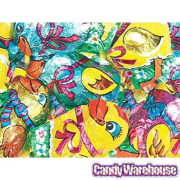 Madelaine Foiled Milk Chocolate Mini Chicks: 10LB Case - Image 4