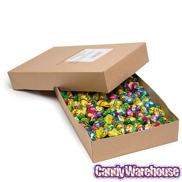Madelaine Foiled Milk Chocolate Mini Chicks: 10LB Case - Image 6