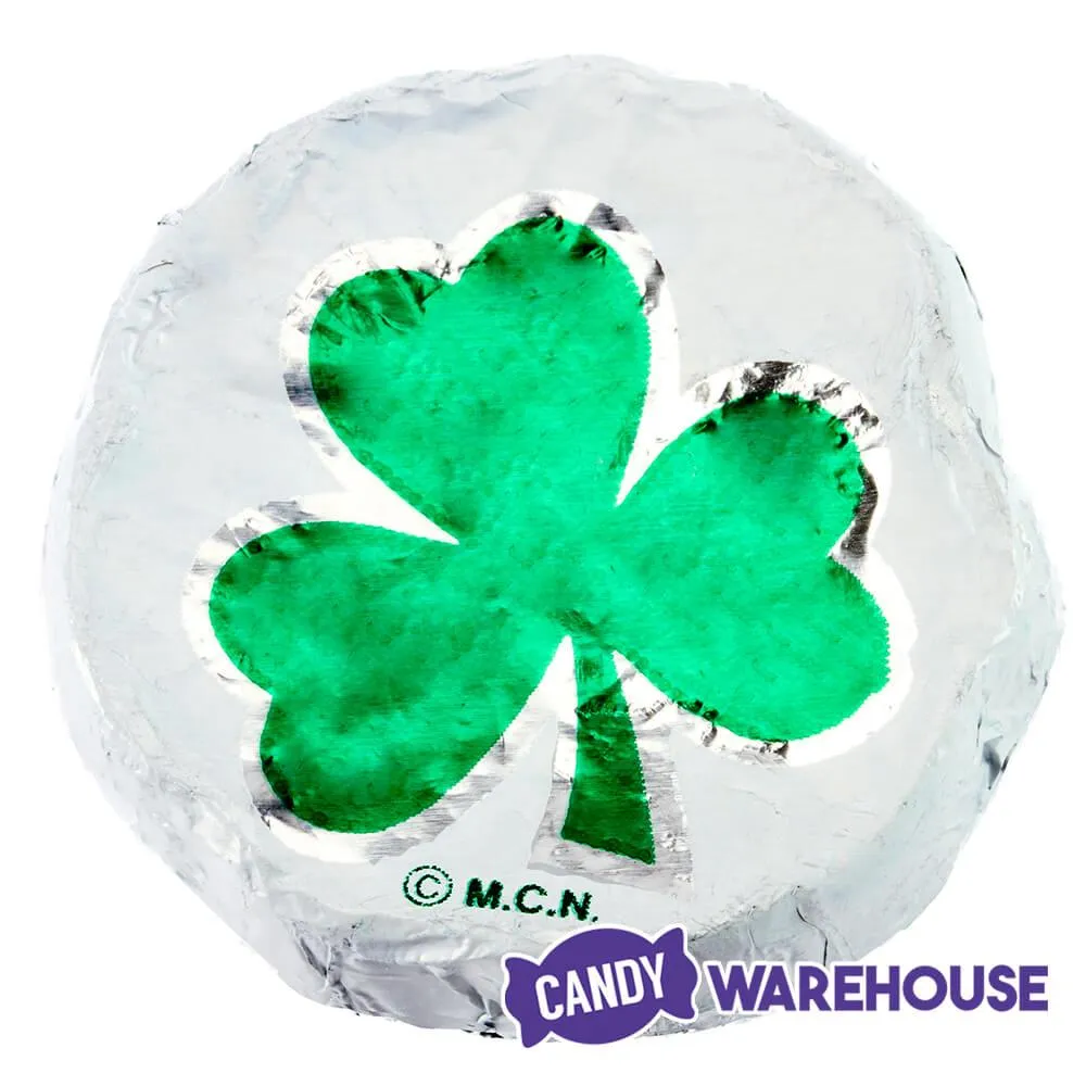 Madelaine Foiled Milk Chocolate Shamrock Clovers: 5LB Bag - Image 4