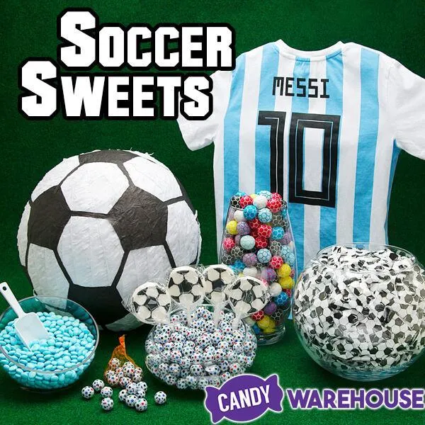 Madelaine Foiled Milk Chocolate Sports Balls 2-Ounce Mesh Bags - Soccer: 24-Piece Tub - Image 2