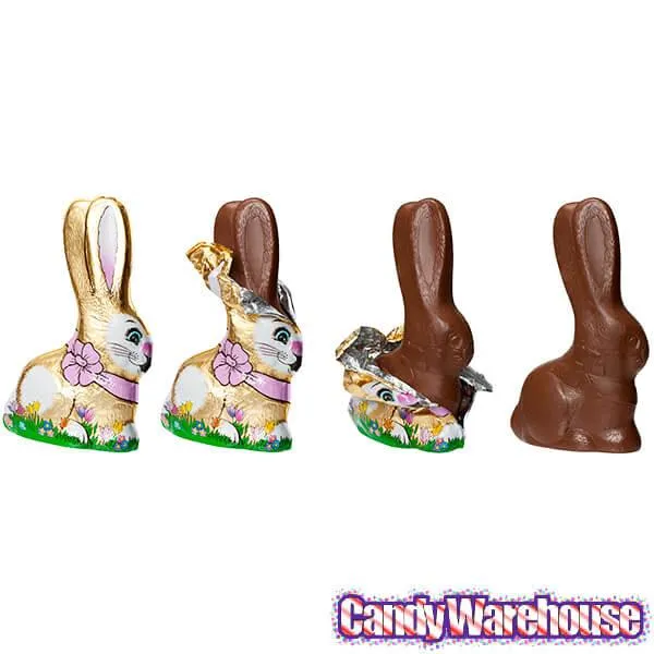 Madelaine Giant Foiled Semi Solid 16-Ounce Chocolate Easter Bunny - Image 2