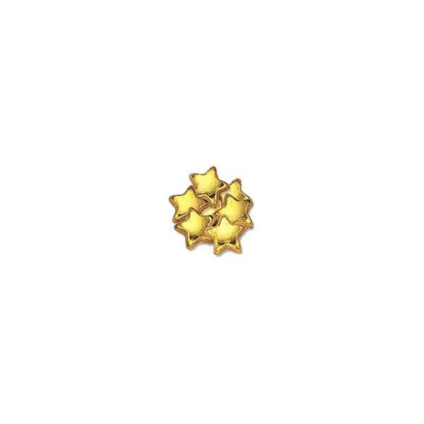 Madelaine Foiled Milk Chocolate Stars - Gold: 10LB Bag - Image 4