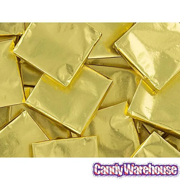 Madelaine Gold Foiled Mint Truffle Dark Chocolate Squares: 5LB Box - Image 3