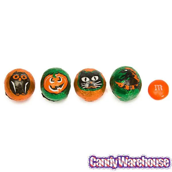 Madelaine Halloween Foiled Milk Chocolate Balls: 10LB Case - Image 2