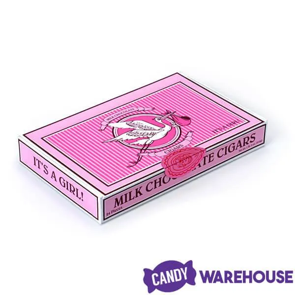 Madelaine Foiled Milk Chocolate Cigars - Girl: 24-Piece Box - Image 5