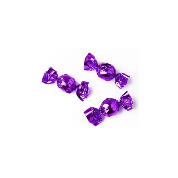 Madelaine Purple Foiled Peanut Butter Filled Chocolate Truffles: 30-Piece Tub