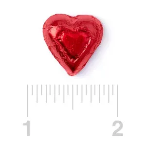 Madelaine Red Foiled Milk Chocolate Hearts: 10LB Case - Image 6