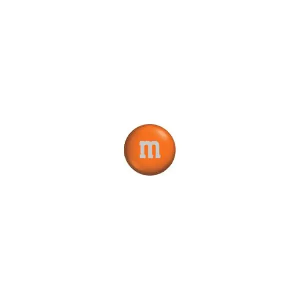 M&M's Milk Chocolate Candy - Orange: 10LB Bag - Image 2