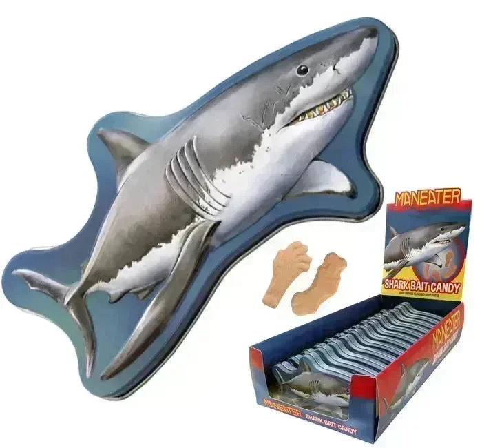 Maneater Shark Bait Body Parts Candy Tins: 12-Piece Box