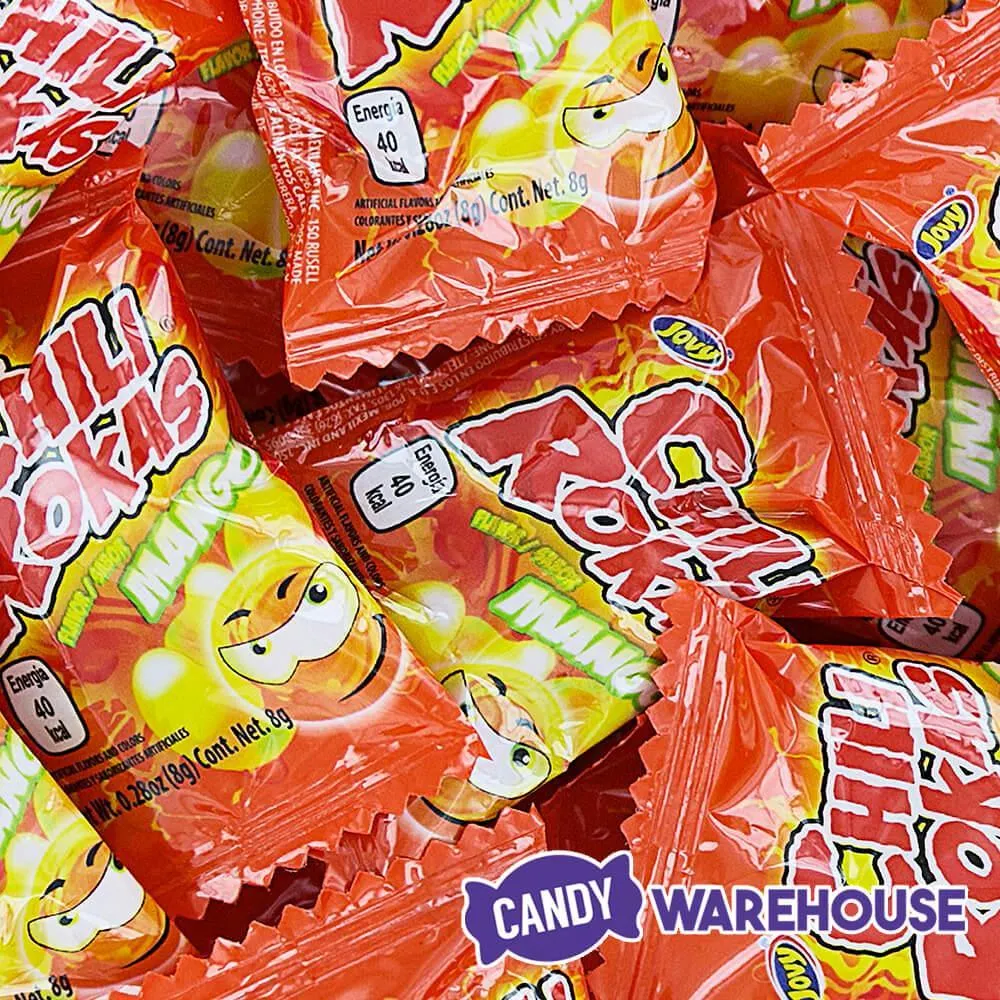 Jovy Chili Rokas Revolcadas Hard Candy - Mango: 65-Piece Bag - Image 3