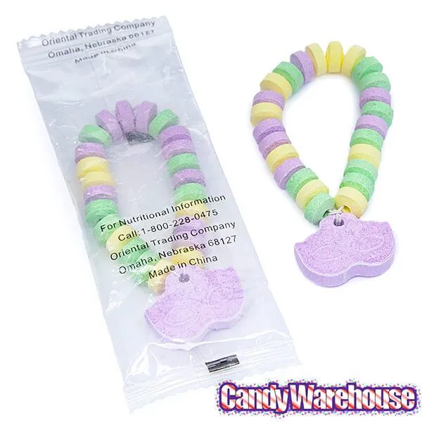 Mardi Gras Candy Bracelets: 12-Piece Box - Image 5