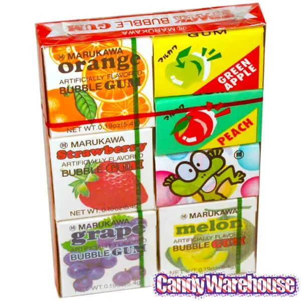 Marukawa Gum 7-Flavor Assortment Packs: 15-Piece Box - Image 2