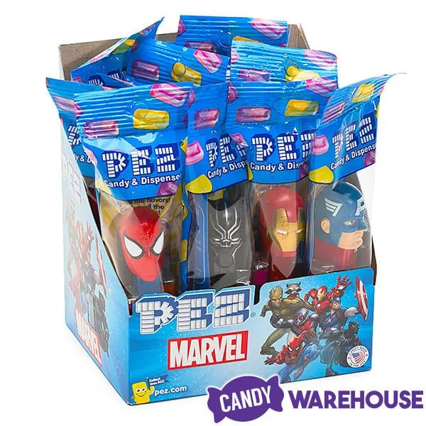 Marvel Avengers PEZ Candy Packs: 12-Piece Display - Image 2