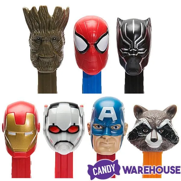 Marvel Avengers PEZ Candy Packs: 12-Piece Display - Image 3