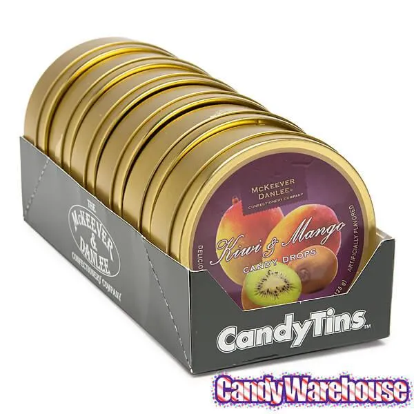 McKeever & Danlee Bon Bons Candy Tins - Mango & Kiwi: 6-Piece Box - Image 3