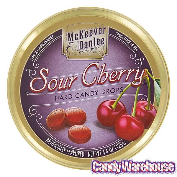 McKeever & Danlee Bon Bons Candy Tins - Sour Cherry: 6-Piece Box - Image 4