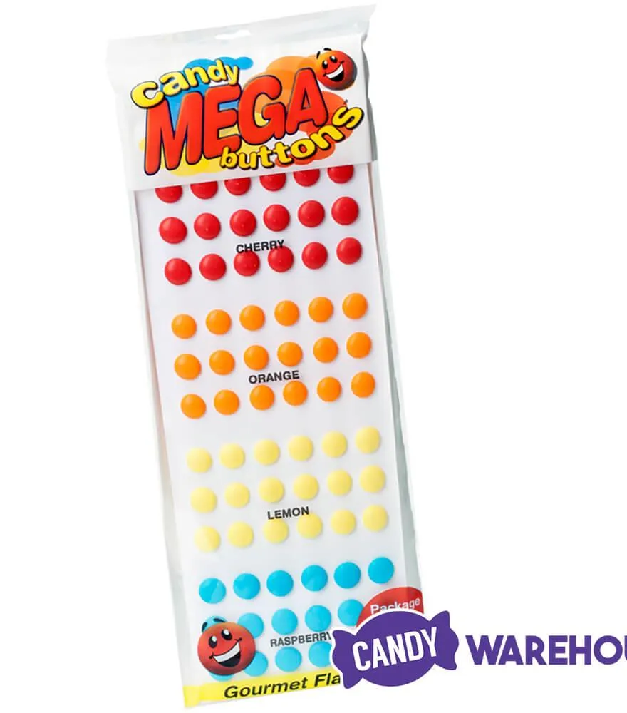 Mega Candy Buttons Sheets: 24-Piece Case - Image 2