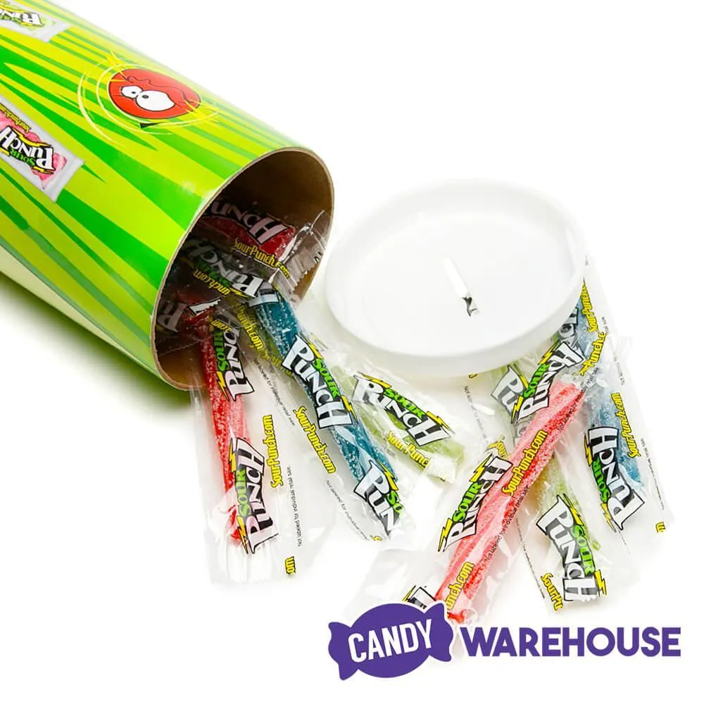 Mega Candy Super Tube Bank - Sour Punch: 6-Piece Case - Image 3