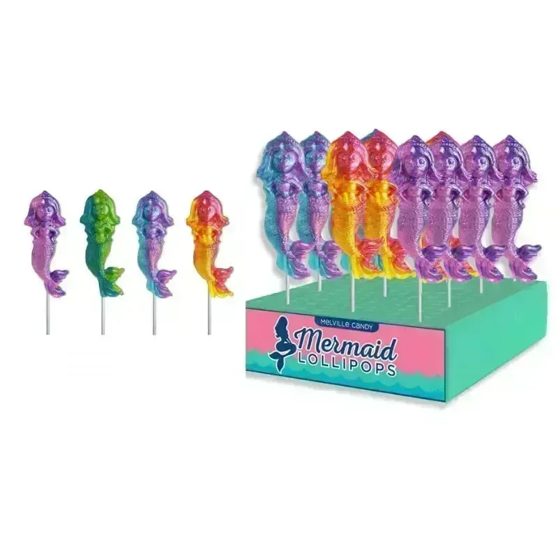 Melville Glittery Mermaid Lollipops: 24-Piece Display - Image 3