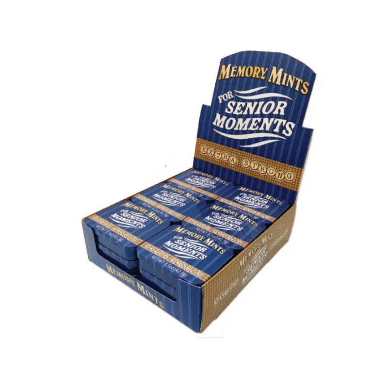 Memory Mints For Senior Moments Candy Tins: 18-Piece Display - Image 2