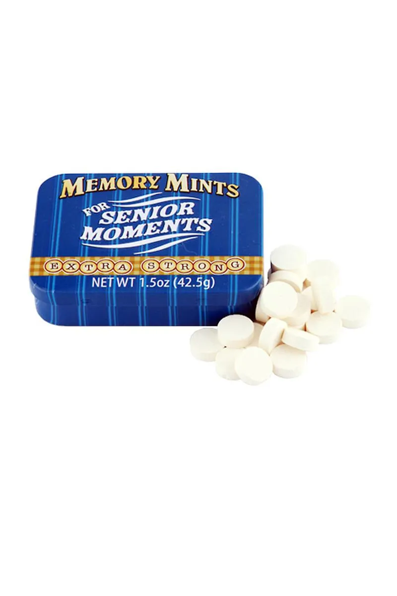 Memory Mints For Senior Moments Candy Tins: 18-Piece Display - Image 3