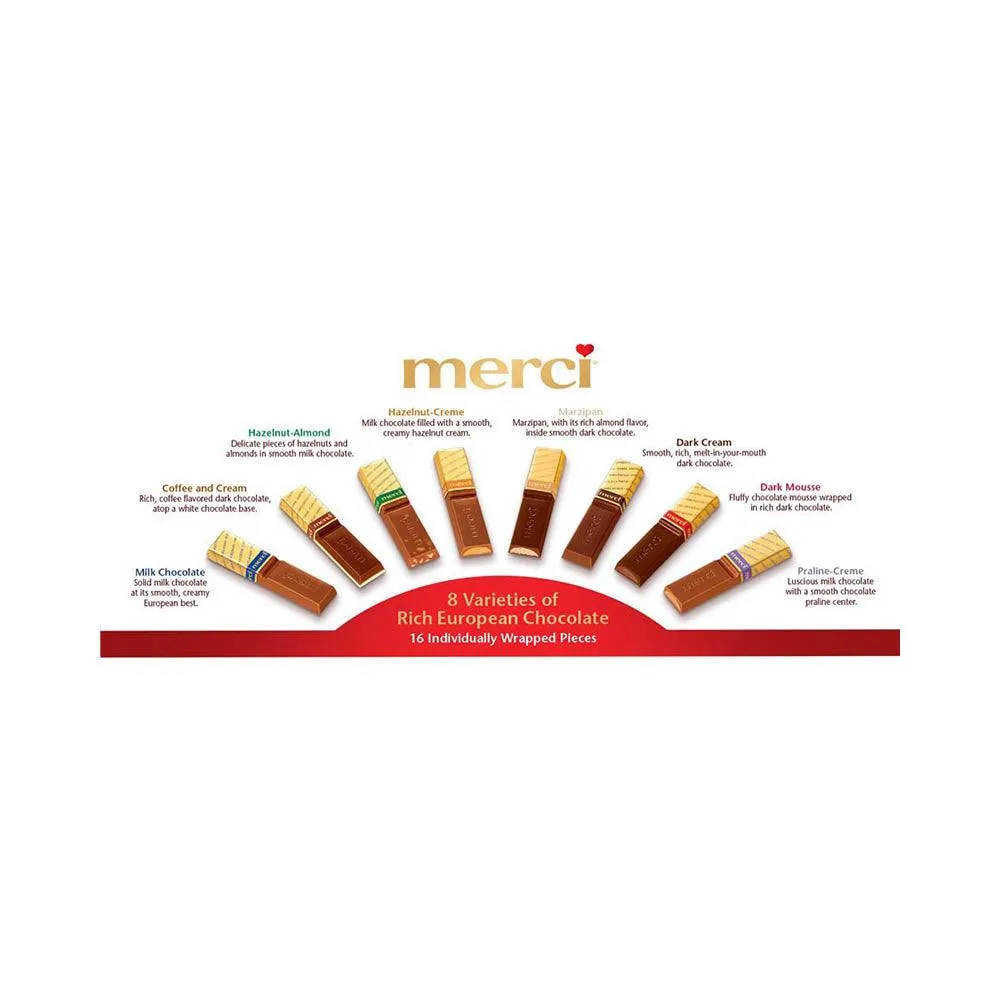 Merci Finest Assortment of European Chocolates: 7-Ounce Box - Image 2