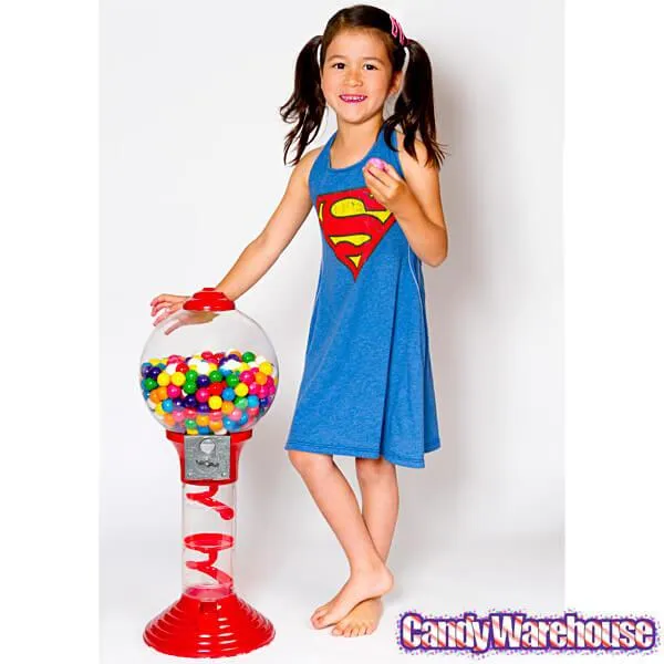 Metal 2-Foot Spiral Gumball Machine with Gumballs - Image 4