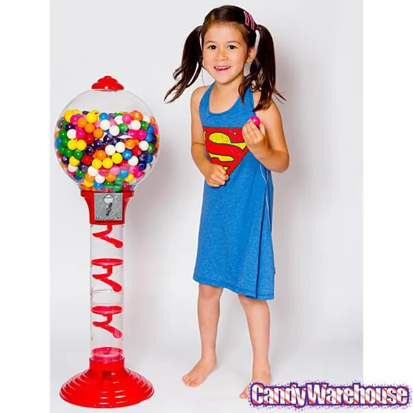 Metal 3-Foot Spiral Gumball Machine with Gumballs - Image 4