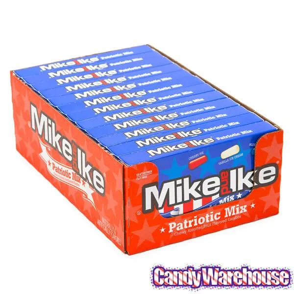 Mike and Ike USA Mix Candy Theater Packs: 12-Piece Box - Image 2