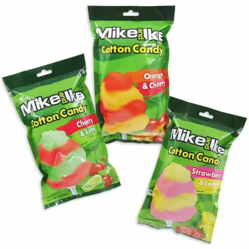 Mike and Ike Cotton Candy Peg Bags: 12-Piece Case