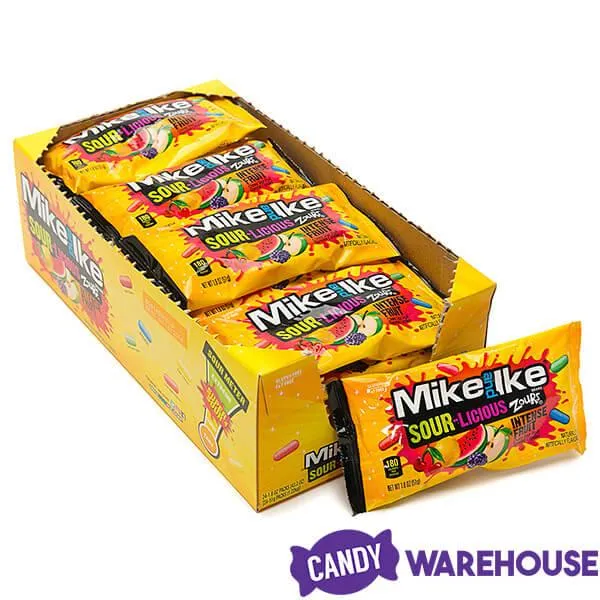 Mike and Ike Zours Candy 1.8-Ounce Packs: 24-Piece Box - Image 3
