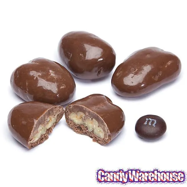 Milk Chocolate Covered Pecans Candy: 10LB Case - Image 3