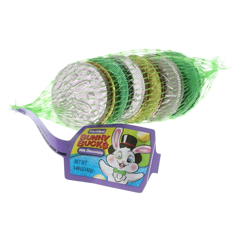 Milk Chocolate Easter Bunny Coins: 24-Piece Box - Image 2