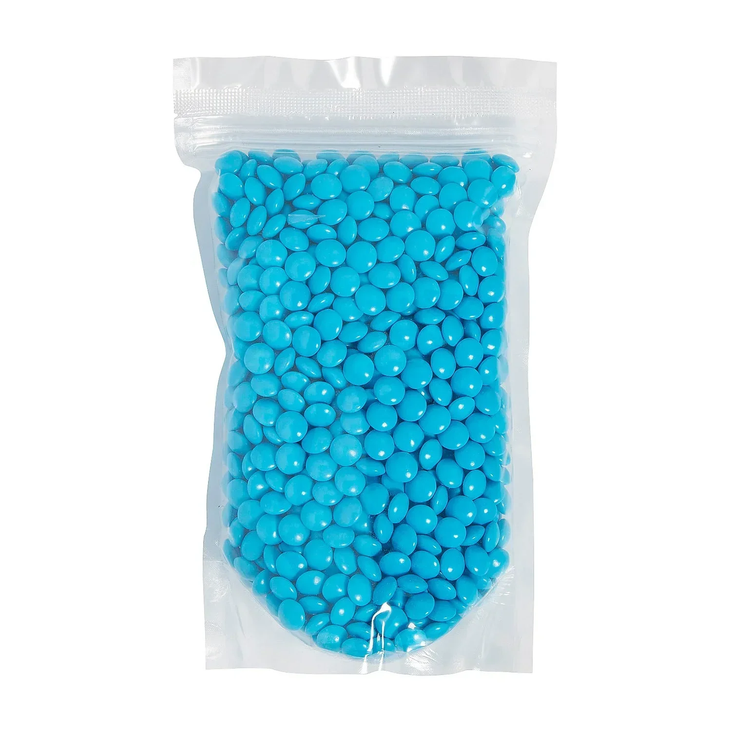 Milk Chocolate Gems - Baby Blue: 2LB Bag - Image 2